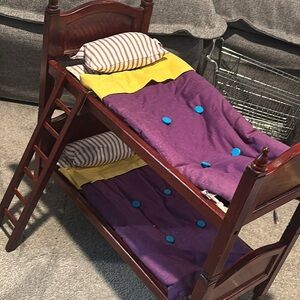 Vintage American Girl doll bunk beds